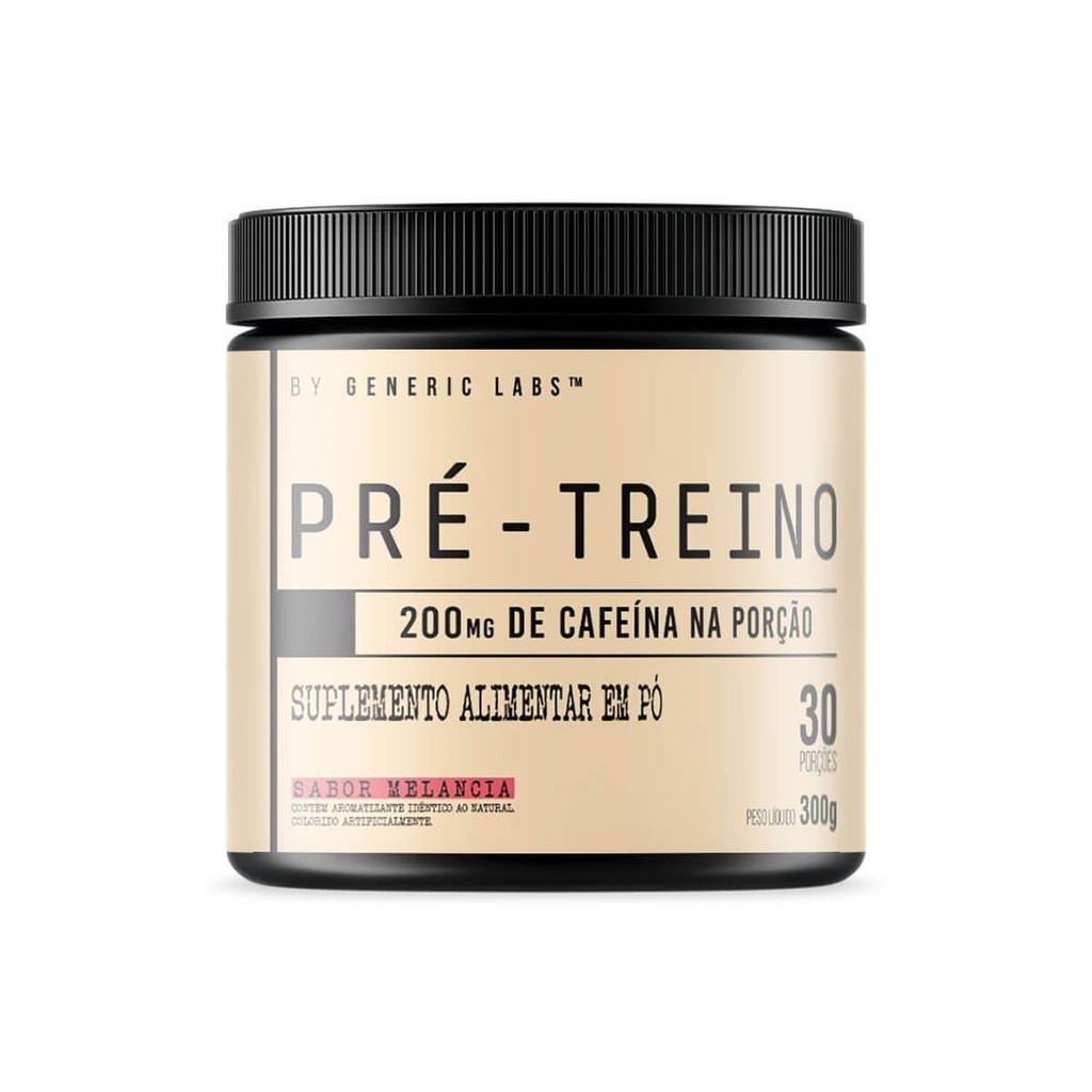 Pré-Treino Black (300g) Generic Labs | Shopee Brasil