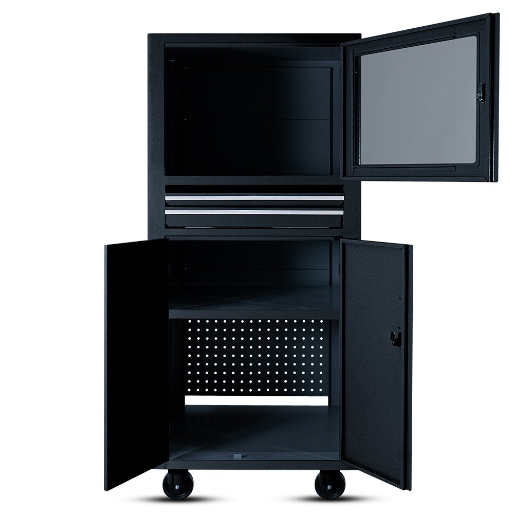 Rack fechado p/ comp. com visor acrílico RLL-29 Rotterman - Faz a Boa!