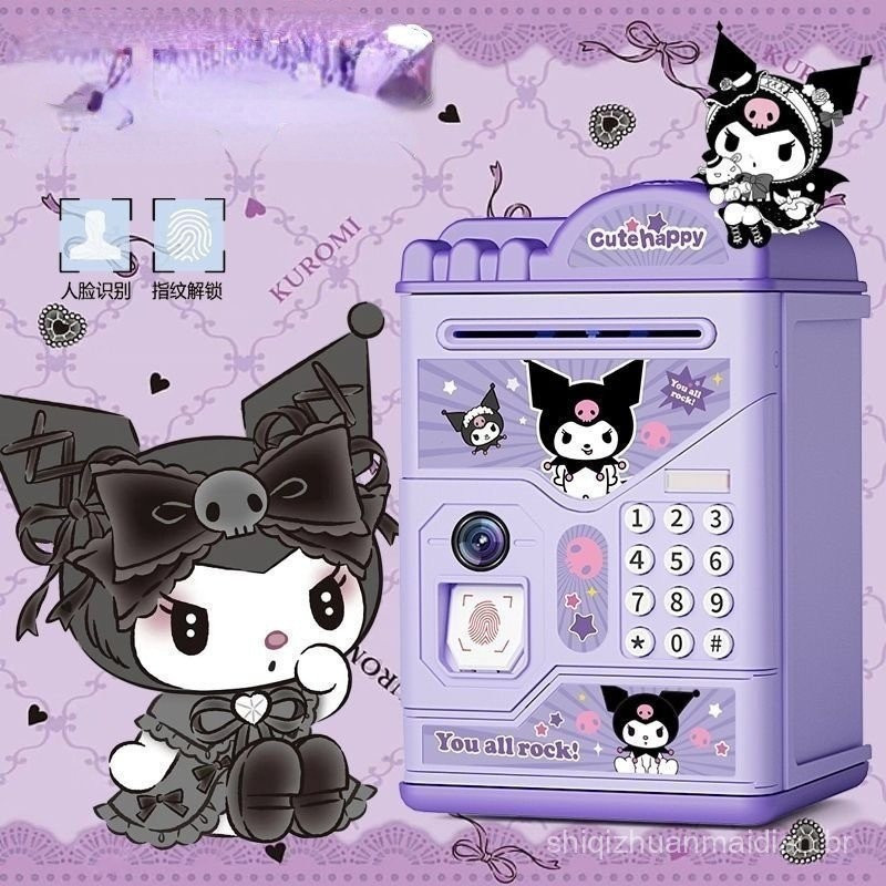 Sanrio Music Hello Kitty Kuromi My Melody Caixa de Moedas