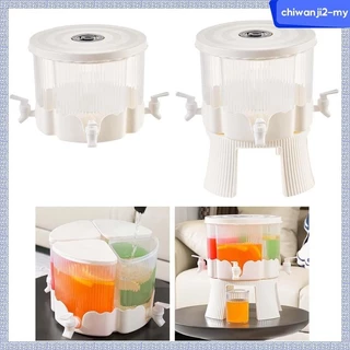 [ChiwanjibaMY] Distribuidor De Bebidas Para Chaleira Fria De 6L Removível 4 Rotate 360 Multiuso