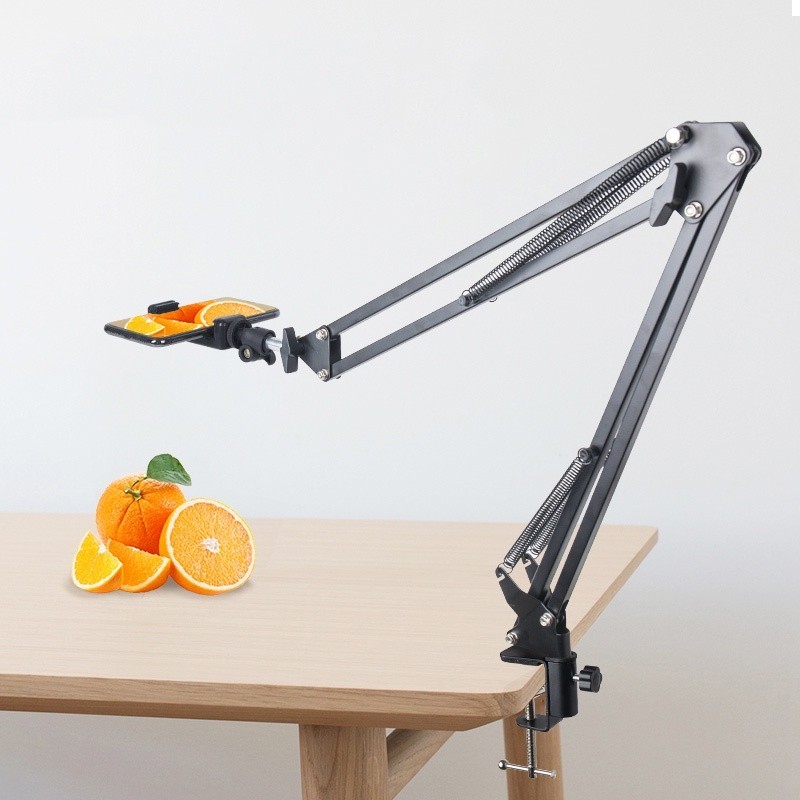 Imagem do produto Braço Suporte Pedestal Mesa Microfone Tablet Celular Grande 5