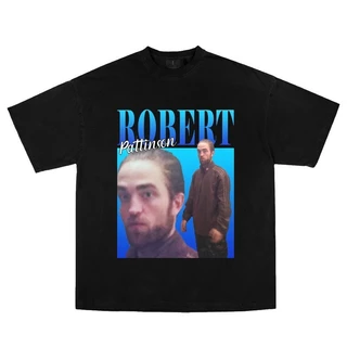 Camiseta Robert Pattinson Camisa Vintage Graphic Tee Plus Size - Envio Imediato