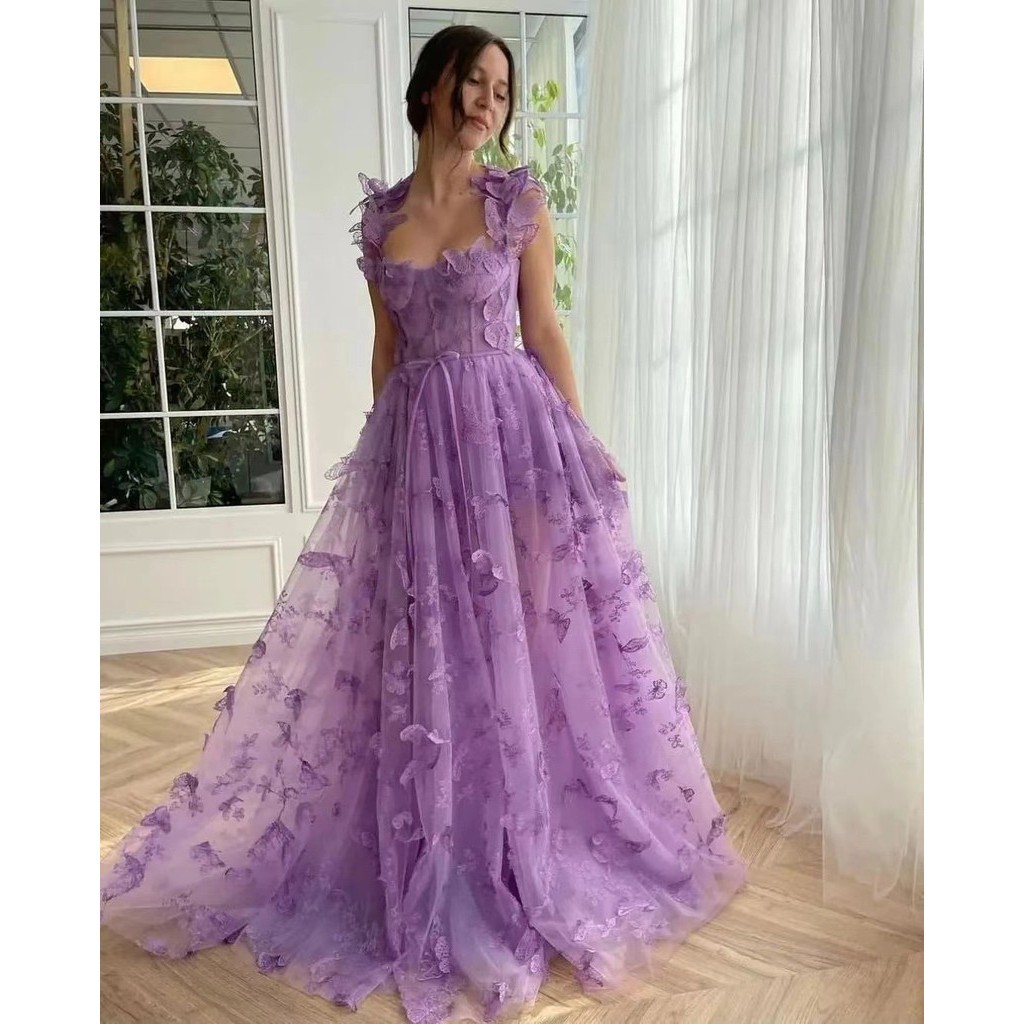 Casamento Roxo Claro Vestido De Madrinha Cor Violeta Vestido Para