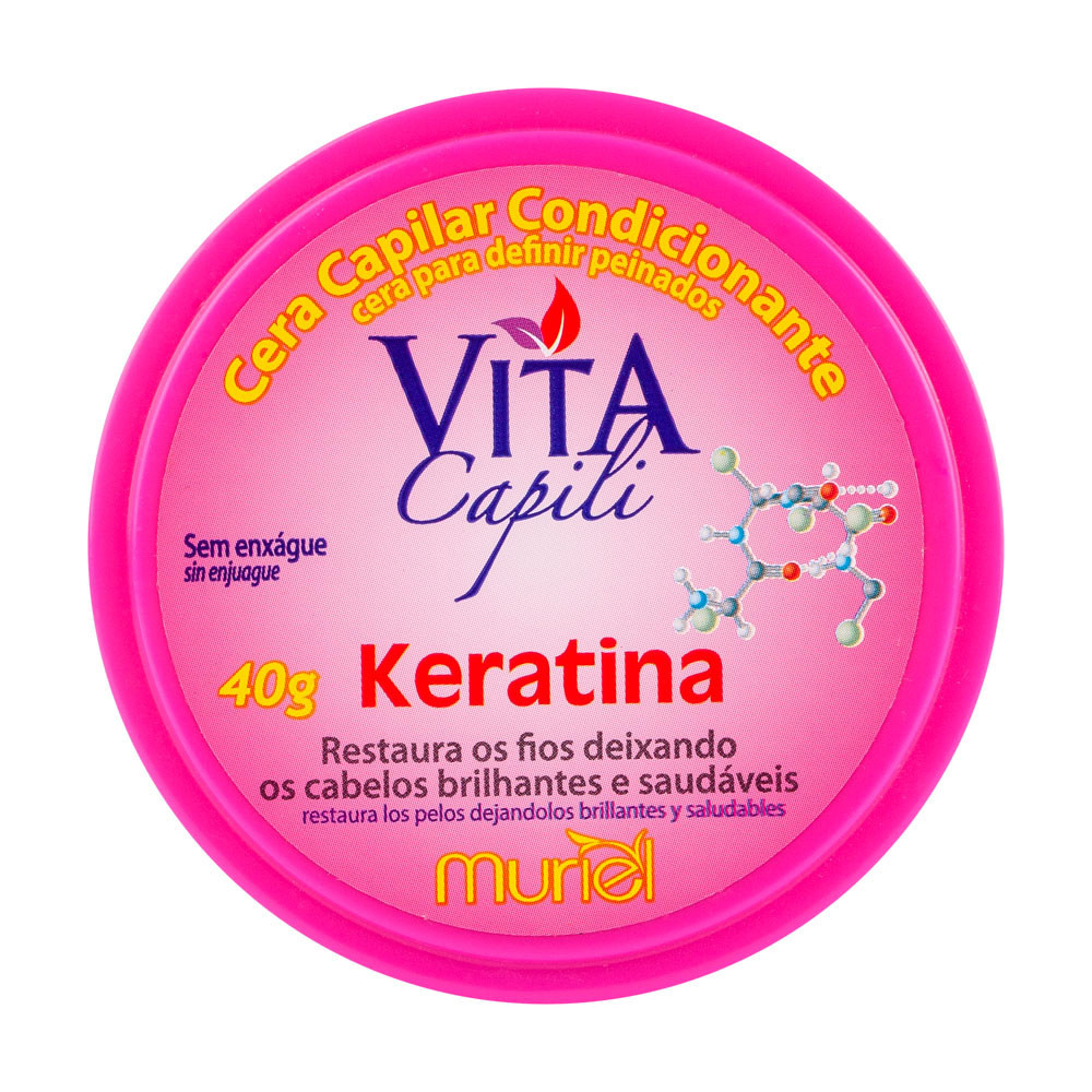 Cera Finalizadora Keratina Vita Capili 40g | Shopee Brasil