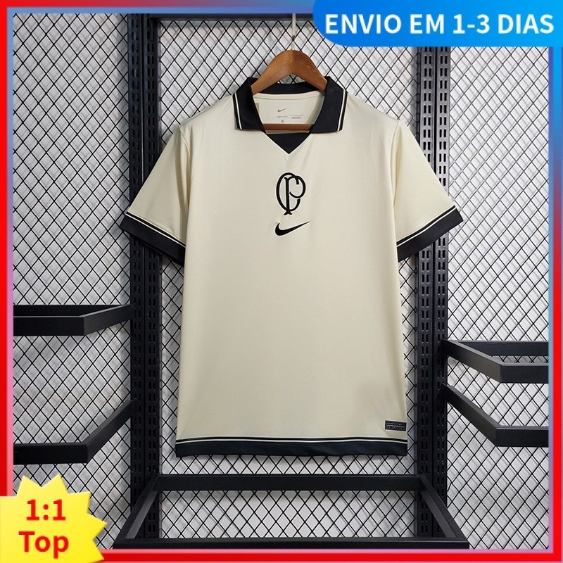 2023 Camisa da equipa de futebol masculino Corinthians camisa de futebol