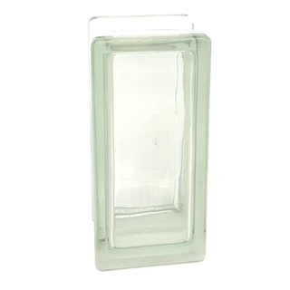1/2 BLOCO DE VIDRO TRANSPARENTE LISO 19X9X8CM - CLEARVIEW
