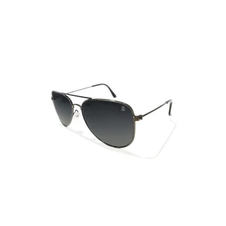 Óculos de Sol Aviador Polo Wear Cinza Escuro
