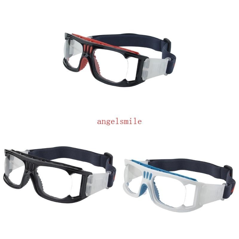 Óculos Proteção Alça Ajustável Para Lentes Esportivas Basquetebol Substituíveis