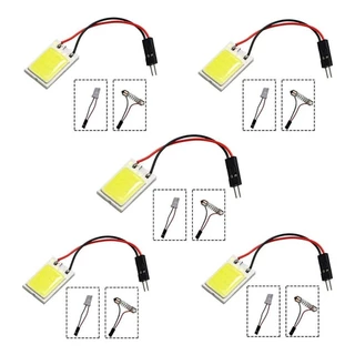 Kit 5x Placa Super Led Cob Pequena Carro 12v Teto Porta Mala Automotivo em Oferta na Shopee