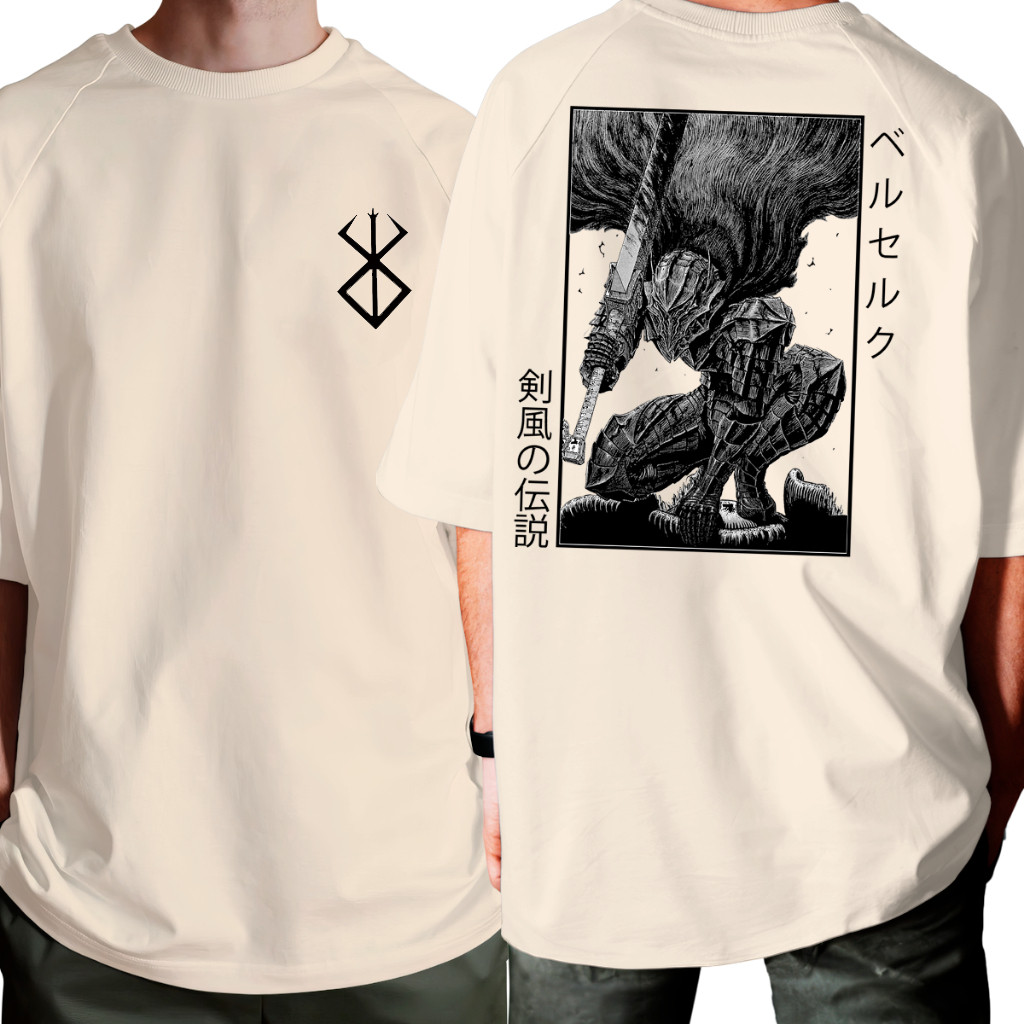 Camiseta Unissex Oversized Streetwear Estampada Anime Algodão 100%