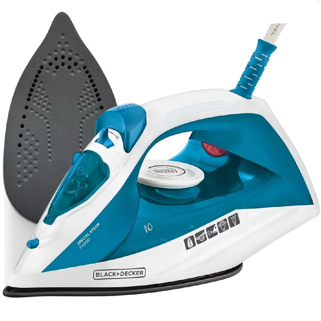 Ferro De Passar Roupas A Vapor Eletrico Black Decker FX2100 Leve ...