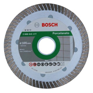 Disco diamantado Turbo 105 mm para porcelanato Bosch