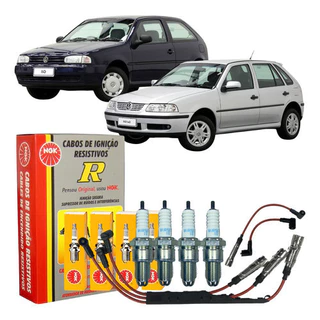 Kit Vela Cabo Ignição Vw Gol 1.0 8v em Oferta na Shopee