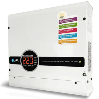 Inversor Solar Tensão Senoidal Energia 3000W 48V P/ 220V JFA
