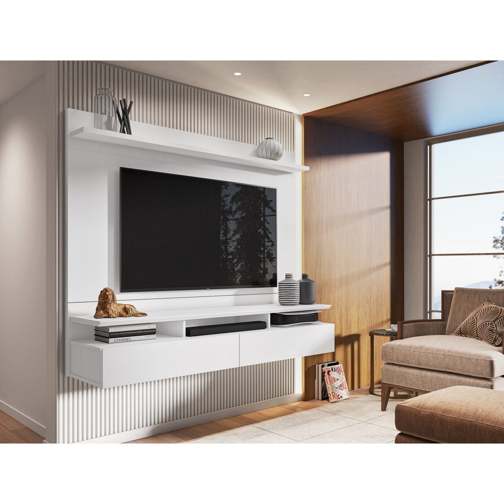 Painel para TV até 55 Polegadas Noruega Branco