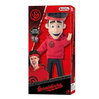 Kit Boneco Enaldinho 25 Cm Com Pulseira Do Poder E 3 Livros