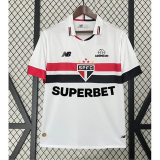 2024-2025 São Paulo Home/Sponsoring Business Edition Jersey Men Tailândia Qualidade 1 : 12022/2023 Novo Dybala Season Team Club Camiseta Masculina Uniforme De Futebol Personalizado