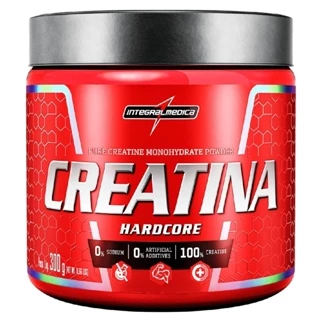 Creatina integralmedica 300g suplemento em pó sabor neutro 100% puro monohidratada micronizada