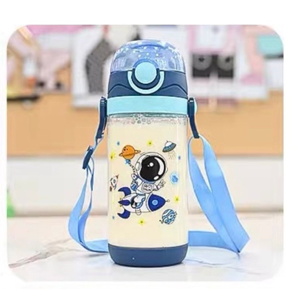 Garrafinha Infantil Astronauta Colorida Kids 500ml