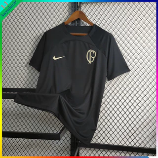 Preto 2023 Futebol Klda Formação Team Shirt