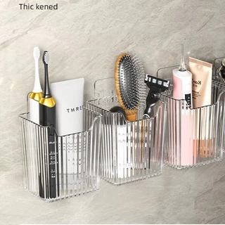 KIT 2 Cesta de Armazenamento organizador para casa com adesivo colar parede