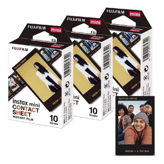Filme Fotográfico Fujifilm Instax Preto - 30 Fotos