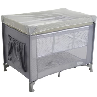 Berço Portátil Desmontável Com Mosquiteiro Sonata Gray Burigotto