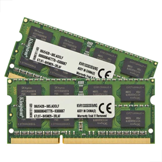 Kit Memória Kingston Ddr3 16gb(2x8gb) 1333mhz 1.5V Notebook