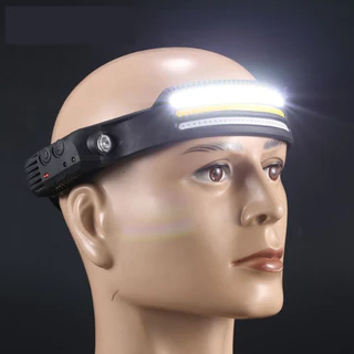 Qiu - Lanterna de Cabeça Potente Recarregável Com usb Led Corpo Motion Sensor/ Sensor de Movimento