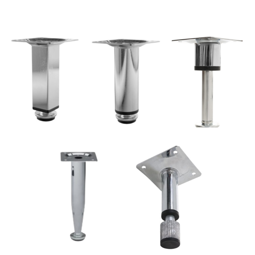 Pé Para Móveis De 100mm A 150mm Com Regulagem Diversos Modelos