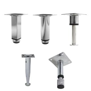 Pé Para Móveis De 100mm A 150mm Com Regulagem Diversos Modelos