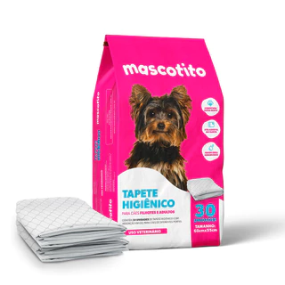 Tapete Higiênico Mascotito 60x55cm com 30 Unidades