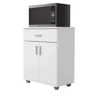 Balcão Multiuso para Forno Microondas Branco Mell