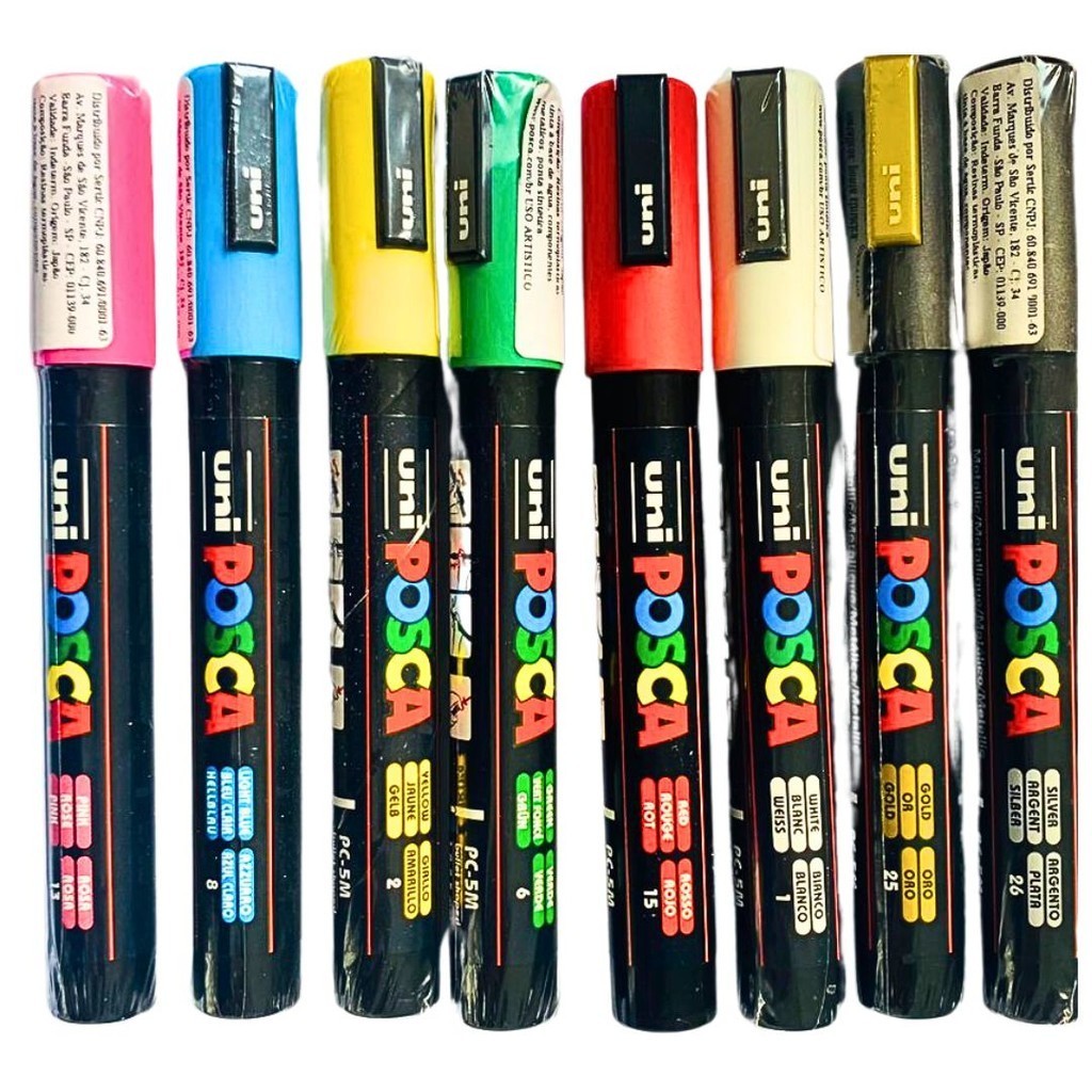 Caneta Uni Posca PC-5M - Posca | Shopee Brasil