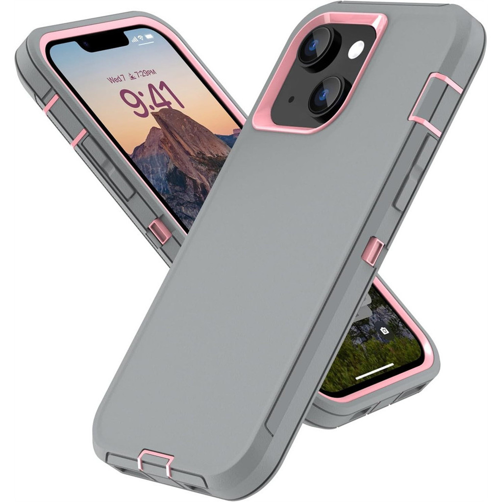 Para iPhone 15 14 13 12 11 Pro Max, Borracha De Silicone Resistente A ...