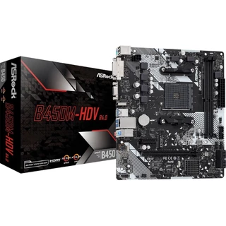 Placa Mãe ASRock B450M-HDV R4.0 DDR4 AMD AM4 Micro ATX