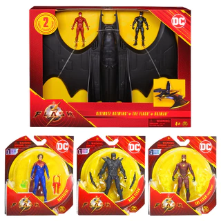 Kit Veículo Asa De Morcego Com 5 Bonecos 10Cm - The Flash 2023