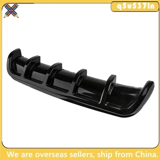 666 x 13.5CM Universal Black Car Carro Preto Kit De Carroceria Inferior Do Pára-Choques Traseiro Shark Chin Spoiler Difusor De Guarnição