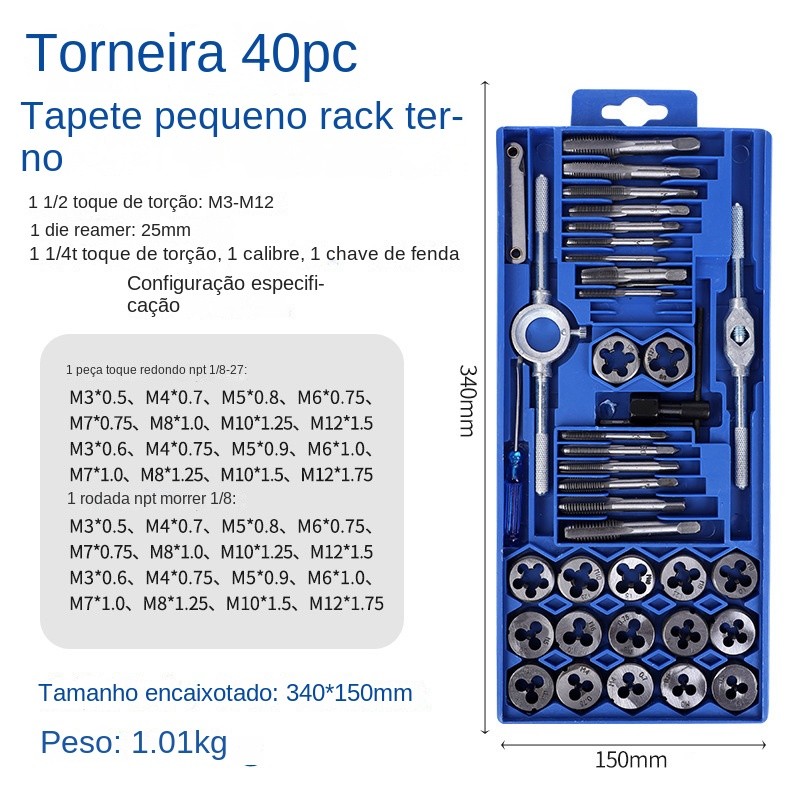 Ferramentas de hardware para macho e matriz, chave de macho manual ...