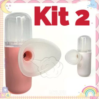 Kit 2 Nano Mini Eye Sprayer Pulverizador Vaporizador Para Olhos Colírio Atomizador Facial de Beleza Facial em Oferta na Shopee