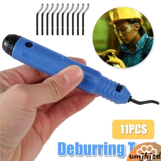 Kit De Ferramentas De Rebarbação, Portátil, Ergonômico, Cortador Precisão, Ferramenta De Remoção De Rebarbas Com 10