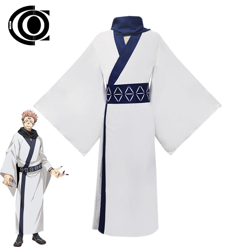 Fantasia de Cosplay de Anime Jujutsu Kaisen Adulto Ryomen Sukuna Kimono ...
