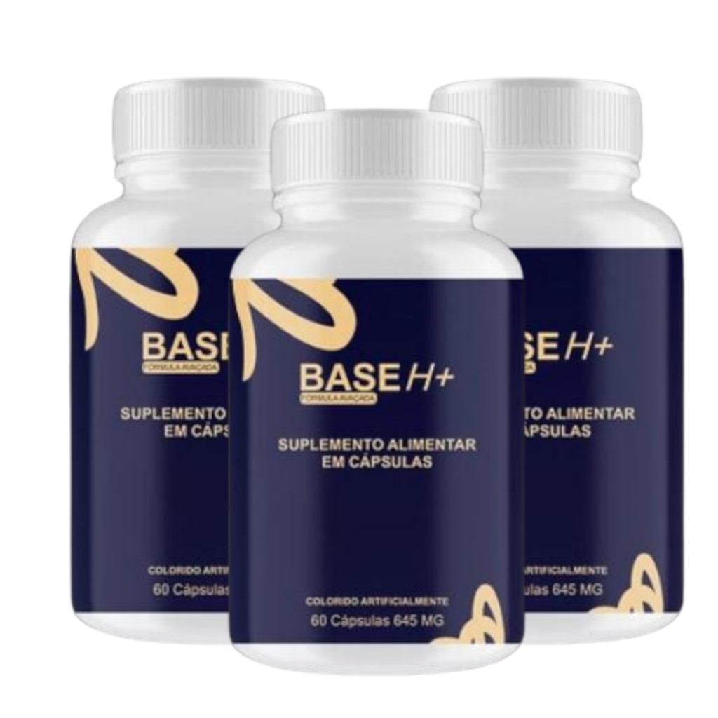 kit 3x Base H+ Original 60 Cápsulas - Loja Oficial Base H + Plus ...