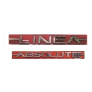 Kit Emblemas Cromado Fiat Linea + Absolute