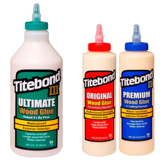 Kit Cola para Madeira Original e II Premium 473ml e III Ultimate 946ml Titebond