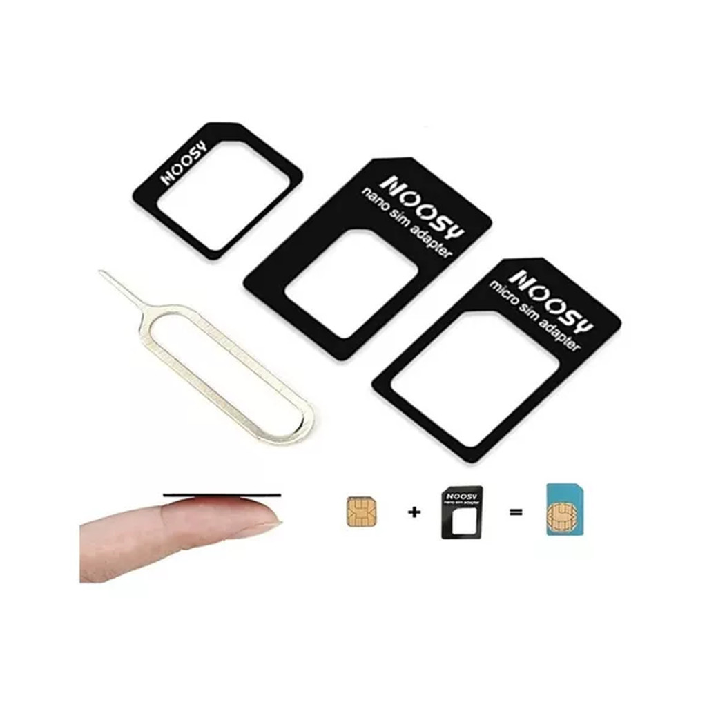 Kit Adaptador De Chip 3 Em 1 Celular Mini Micro E Nano Sim | Shopee Brasil