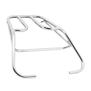 Suporte Bagageiro Para Baú Bauleto Modelo Tubo Motos Fan 125 Anos 2005 Até 2008 Aço Maciço Cromado