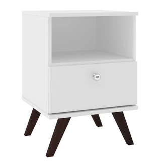 Mesa de Cabeceira Movelbento Retrô RT3019 1 Gaveta MDP
