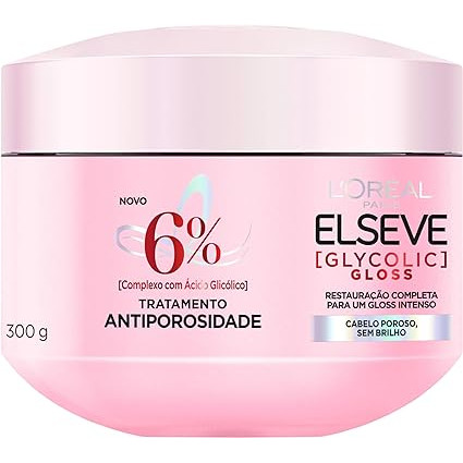 Creme de Tratamento L'Oréal Paris Elseve Glycolic Gloss 300g