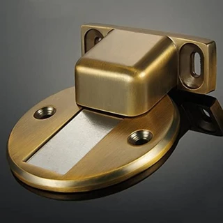 Prendedor Fixador Trava Porta Magnético Fixação Slim - Dourado
